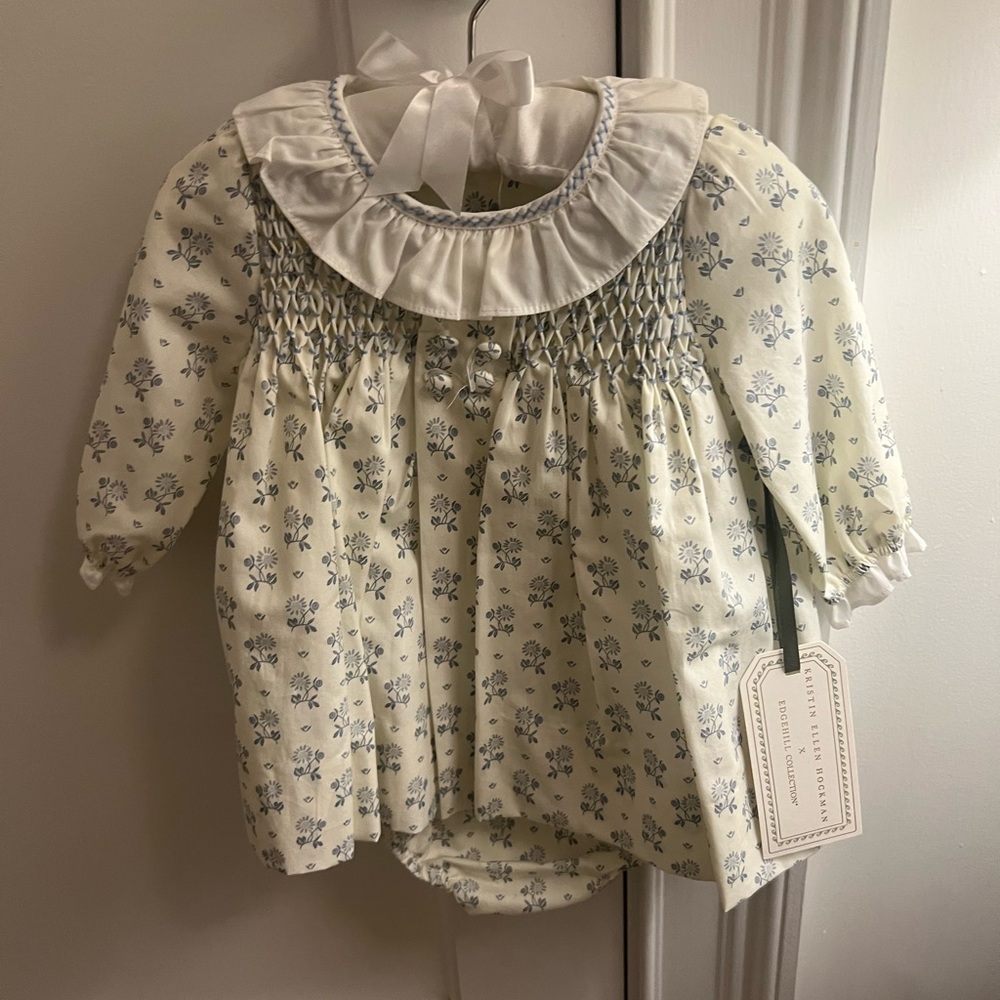 NWT Edgehill x Kristen Ellen Hockman baby girl Edie sunflower dress 3 months